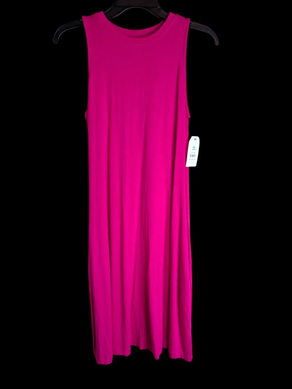 Sleeveless Pink Summer Dress With Pockets Size XS